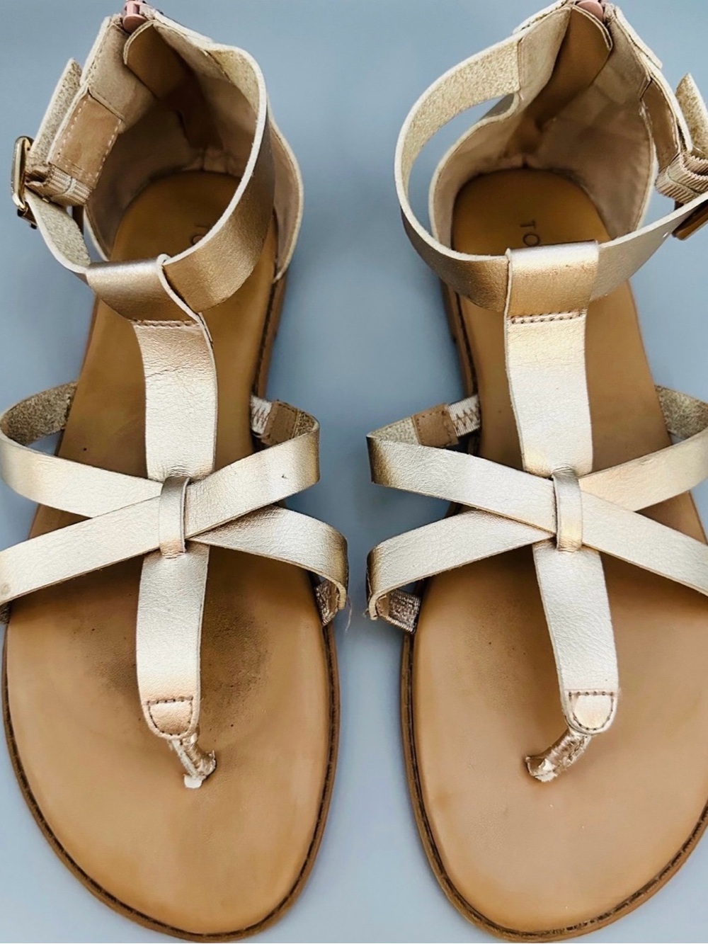 Torrid Gold Gladiator Sandals